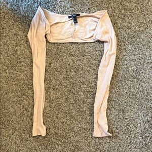 Chic Pink Off-Shoulder Shrug